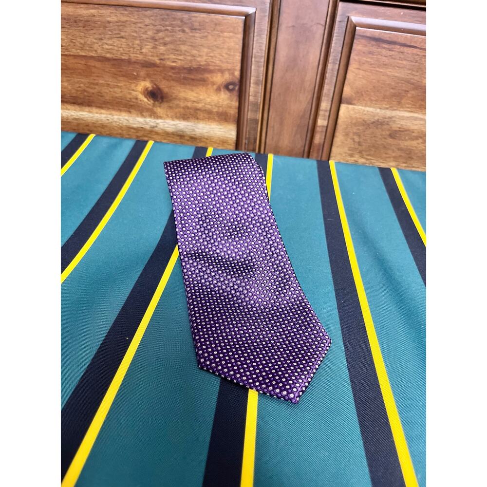 Jos. A. Bank Purple Microdot Silk Tie